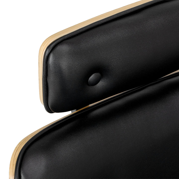 Friseurstuhl Gabbiano Florence Walnuss Schwarz Gold - Bild 7