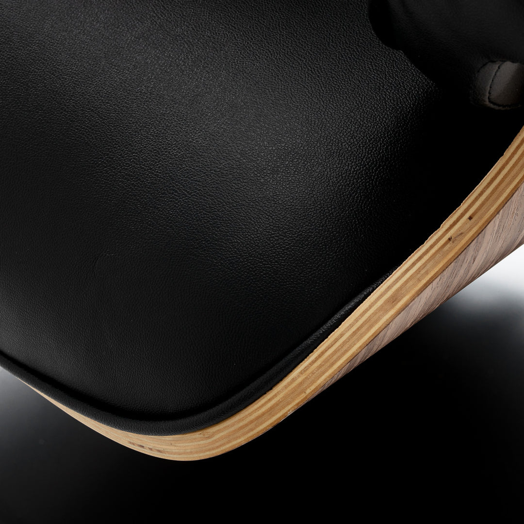 Friseurstuhl Gabbiano Florence Walnuss Schwarz Gold - Bild 9
