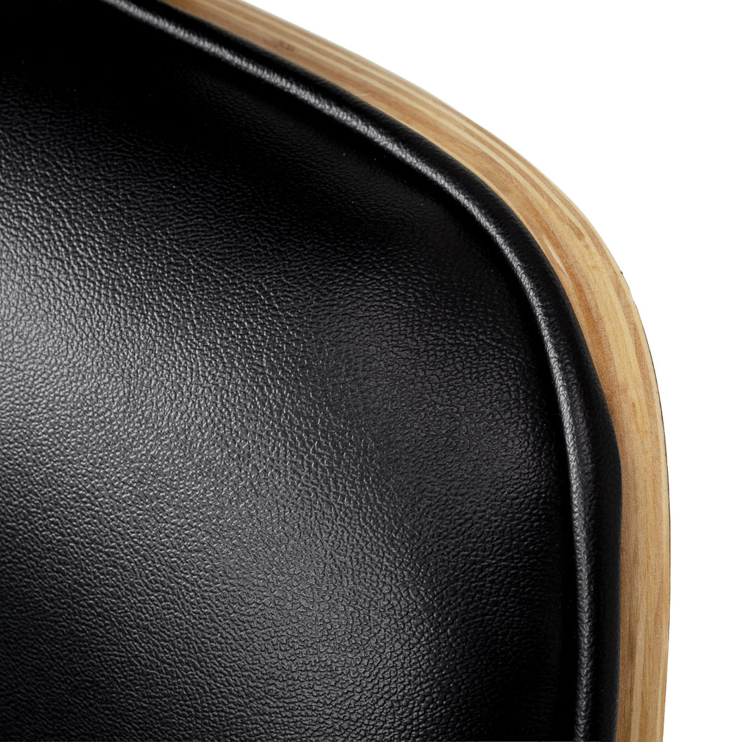 Friseurstuhl Gabbiano Florence Walnuss Schwarz Gold - Bild 12
