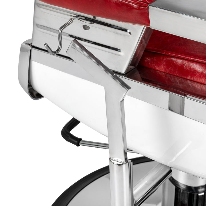 Barberstuhl Gabbiano Royal X Rot - Bild 8