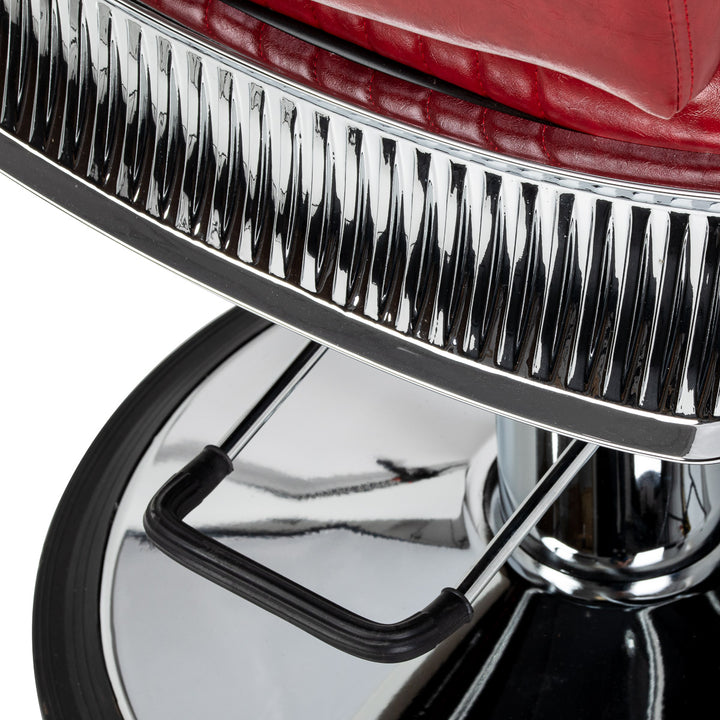 Barberstuhl Gabbiano Royal X Rot - Bild 10