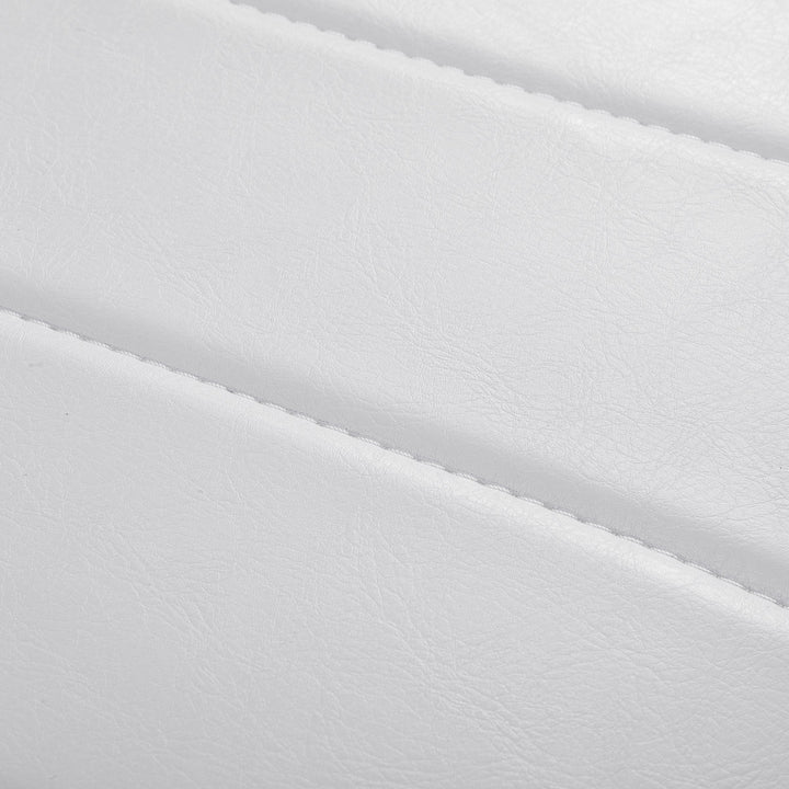 Rollhocker Höhenverstellbar mit Lehne Giovanni Y08 Weiß - Bild 7