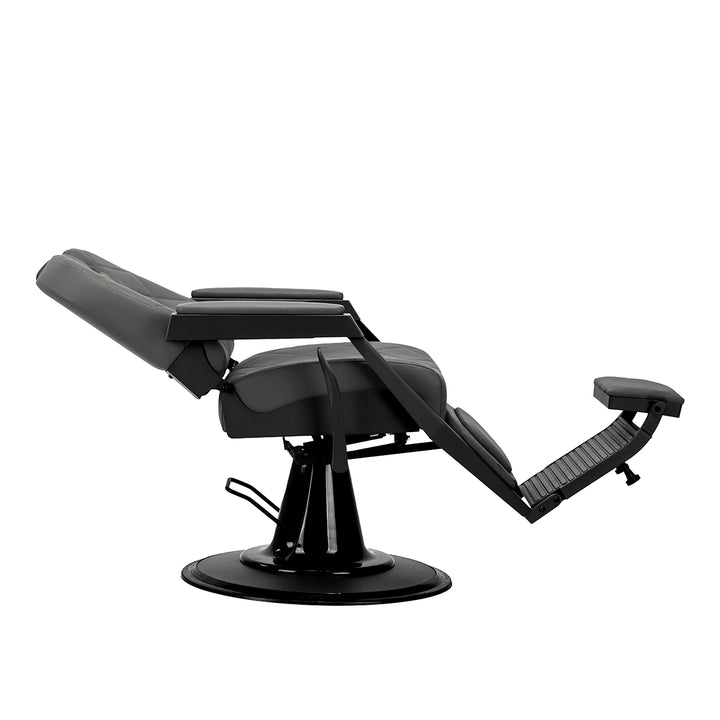 Barberstuhl Gabbiano Bruno Grau-Schwarz