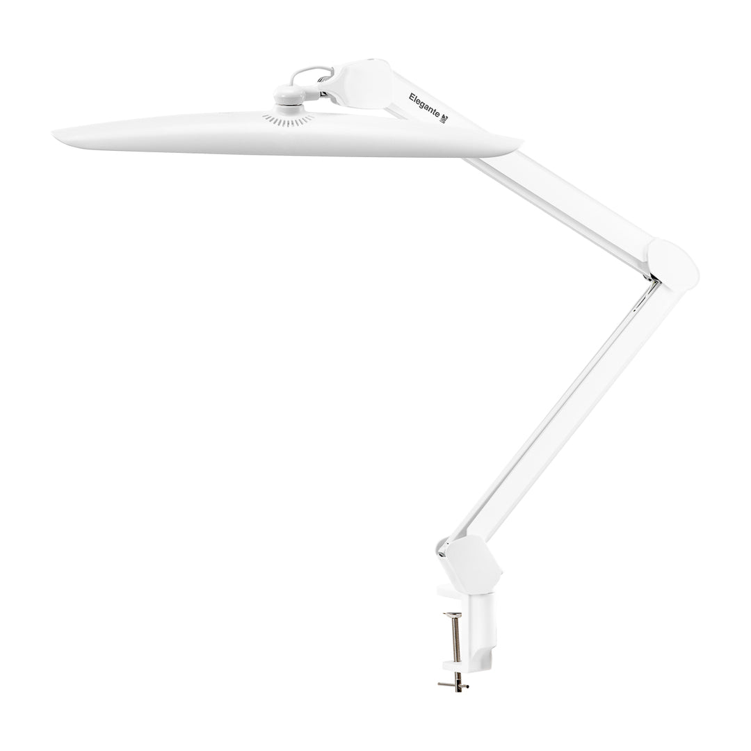 Kosmetiklampe LED mit Klemme Elegante Weiß