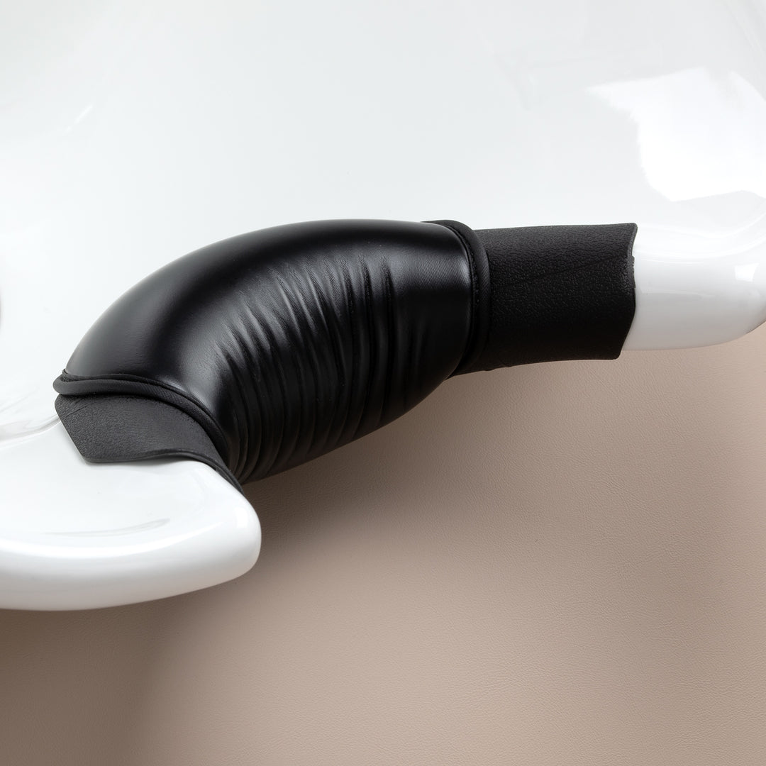 Friseur Waschbecken Gabbiano Ines mit Elektrischer Beinauflage und Massage Beige - Bild 9