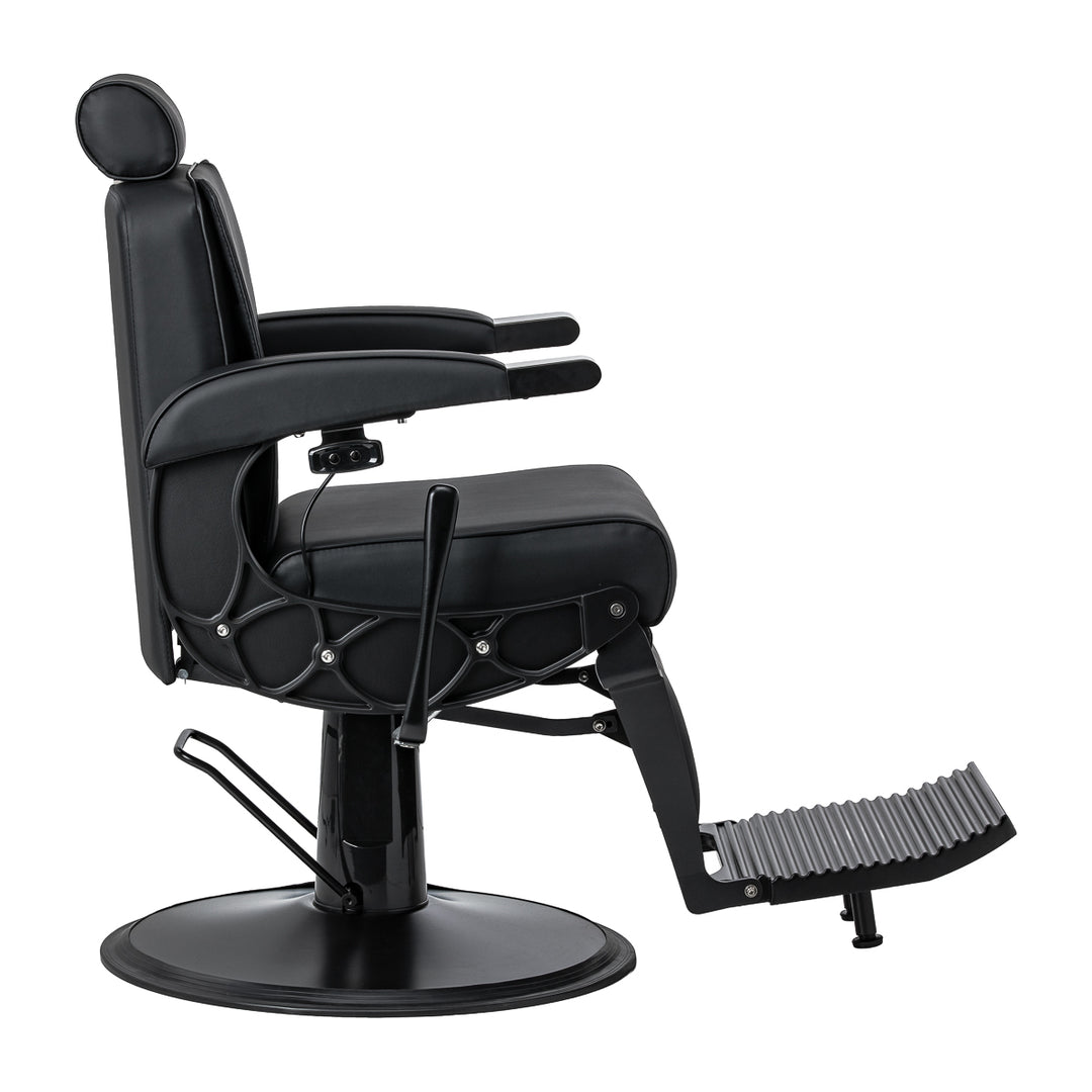 Barberstuhl Gabbiano Continental mit Massage Schwarz - Bild 4