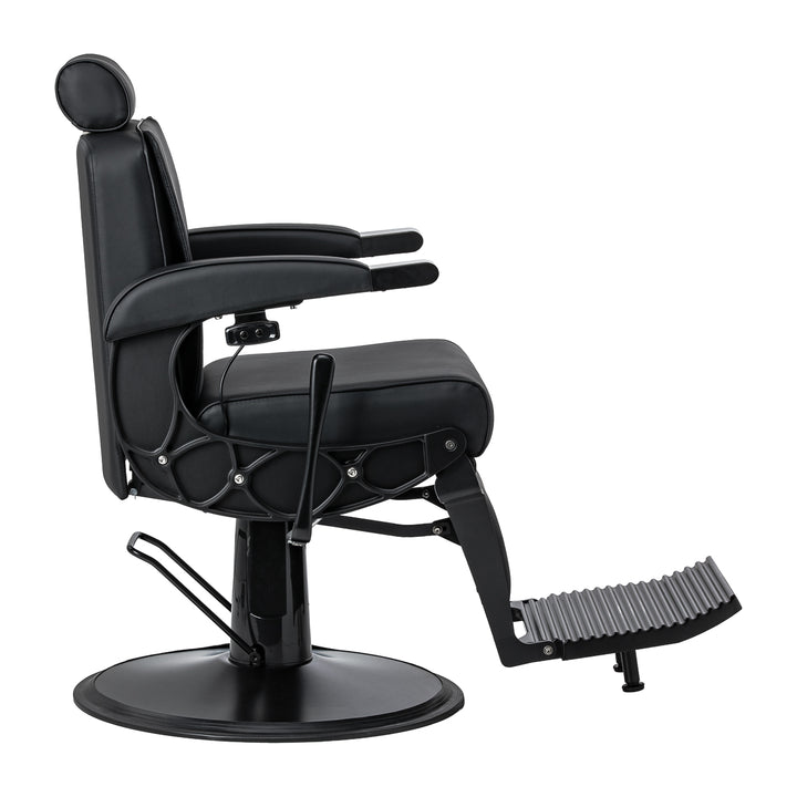Barberstuhl Gabbiano Continental mit Massage Schwarz - Bild 4