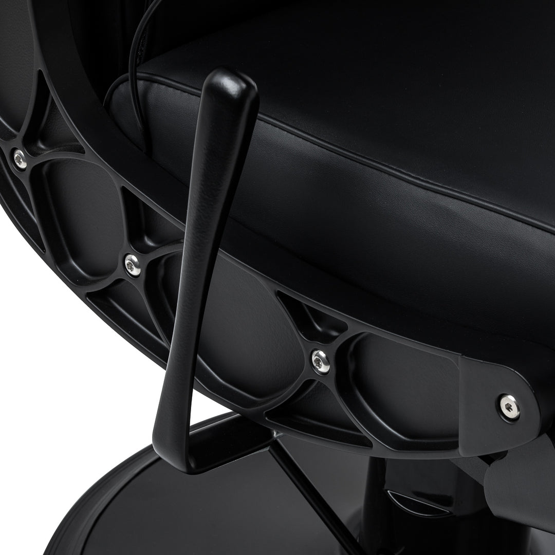 Barberstuhl Gabbiano Continental mit Massage Schwarz - Bild 7