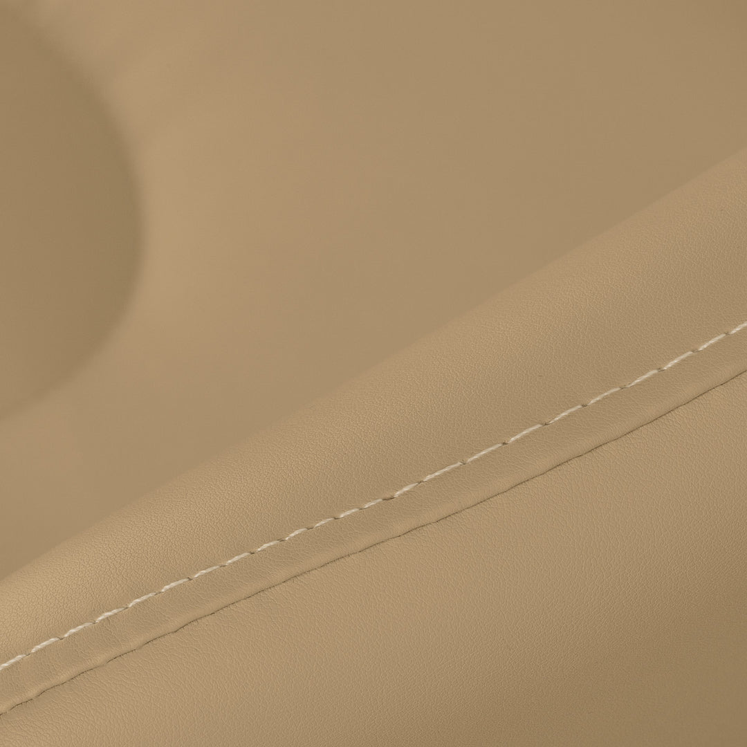 Rollhocker Höhenverstellbar mit Lehne Azzurro 156F Beige - Bild 9