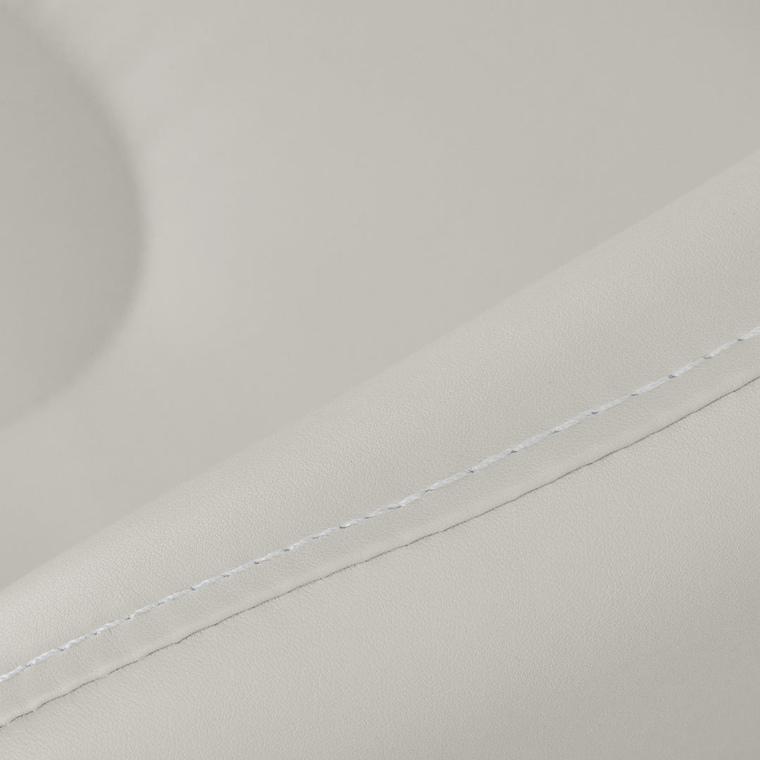 Rollhocker Höhenverstellbar mit Lehne Azzurro 156F Grau - Bild 9