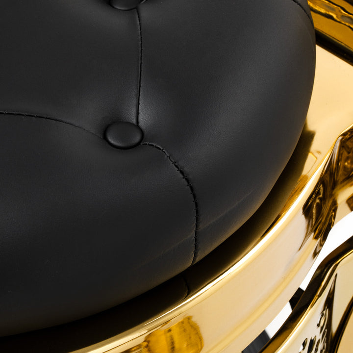 Barberstuhl Gabbiano Niccolo Schwarz-Gold - Bild 7