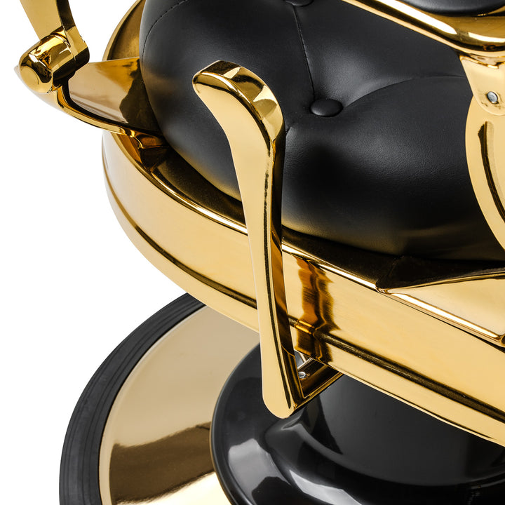 Barberstuhl Gabbiano Niccolo Schwarz-Gold - Bild 8