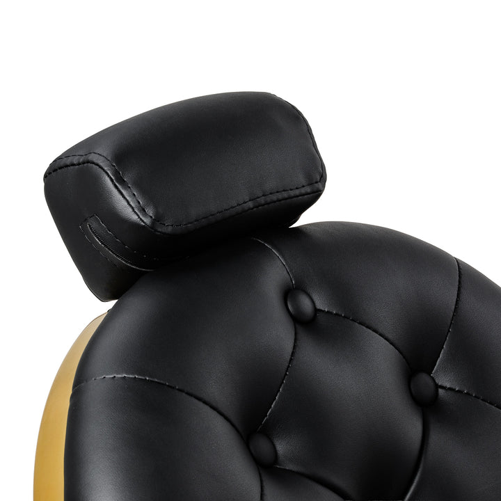 Barberstuhl Gabbiano Niccolo Schwarz-Gold - Bild 10