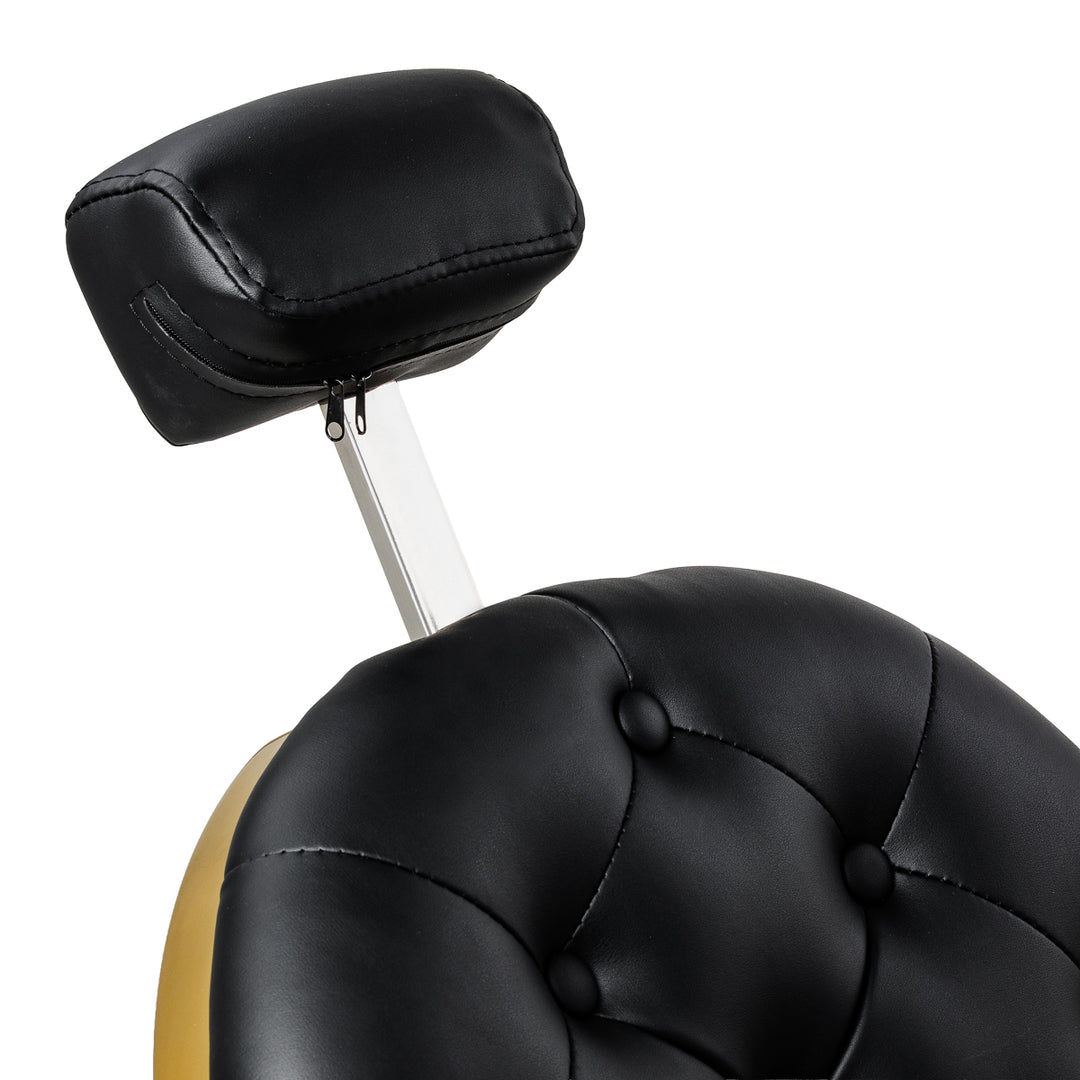 Barberstuhl Gabbiano Niccolo Schwarz-Gold - Bild 11