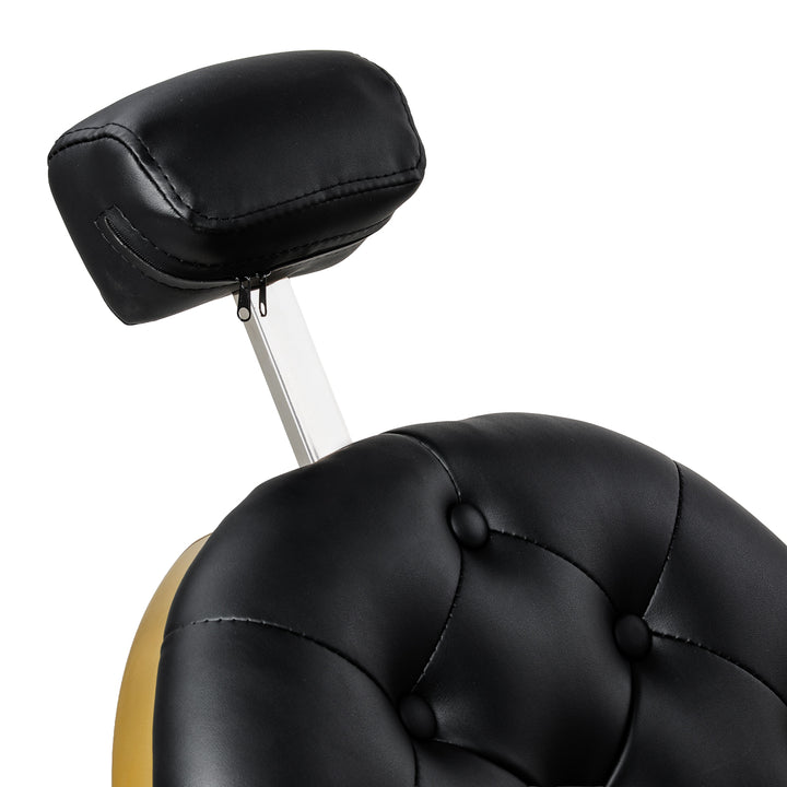 Barberstuhl Gabbiano Niccolo Schwarz-Gold - Bild 11