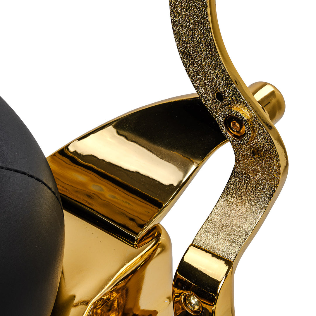 Barberstuhl Gabbiano Niccolo Schwarz-Gold - Bild 16