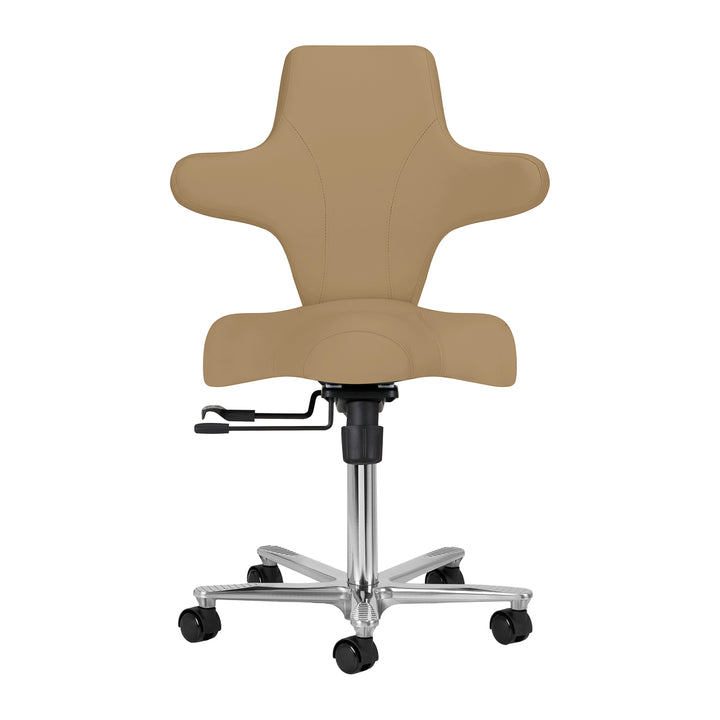 Rollhocker mit Lehne Azzurro Special 152 Beige - Bild 2