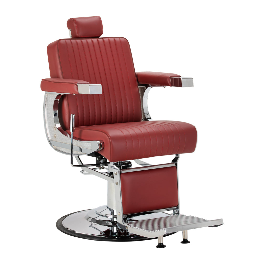 Barberstuhl Gabbiano Visionerio+ Rot