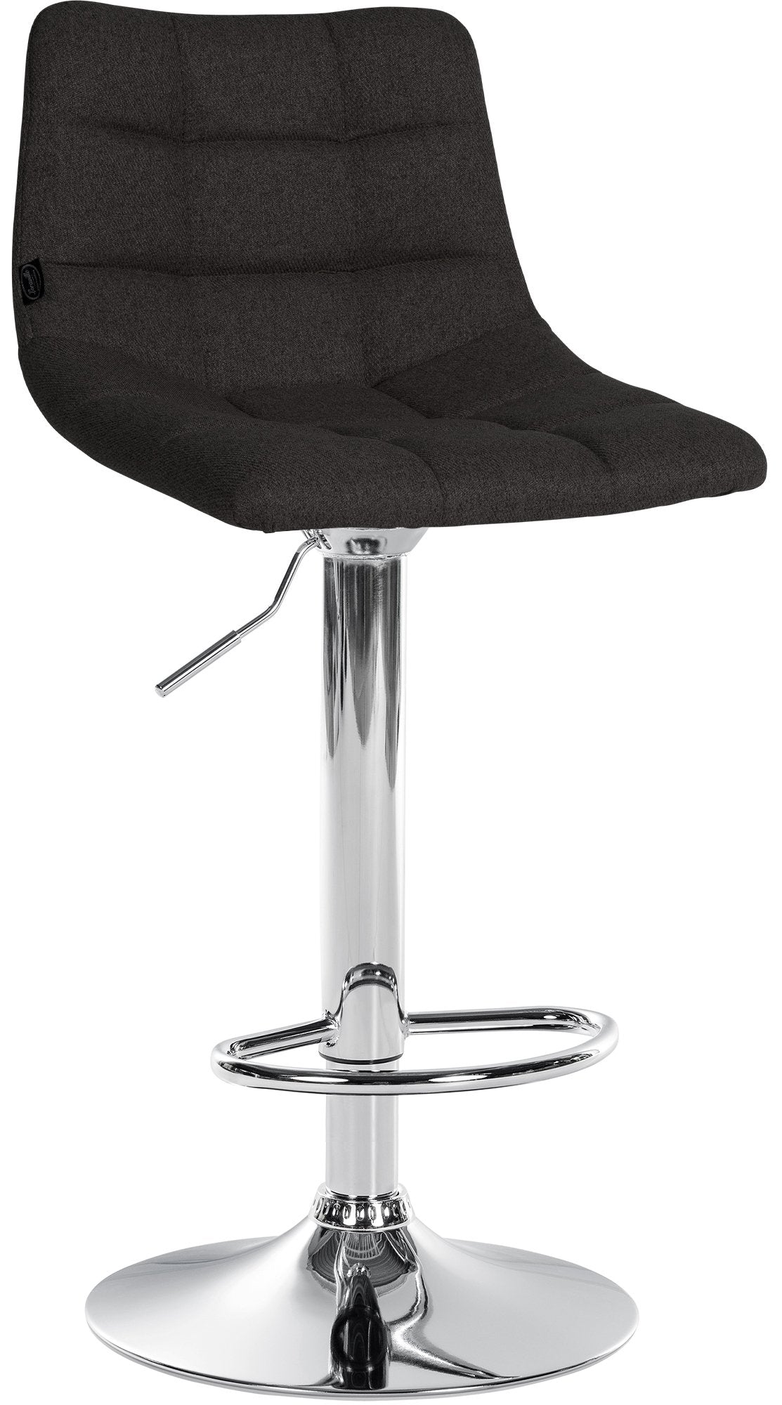 Barhocker 107 Stoff Schwarz