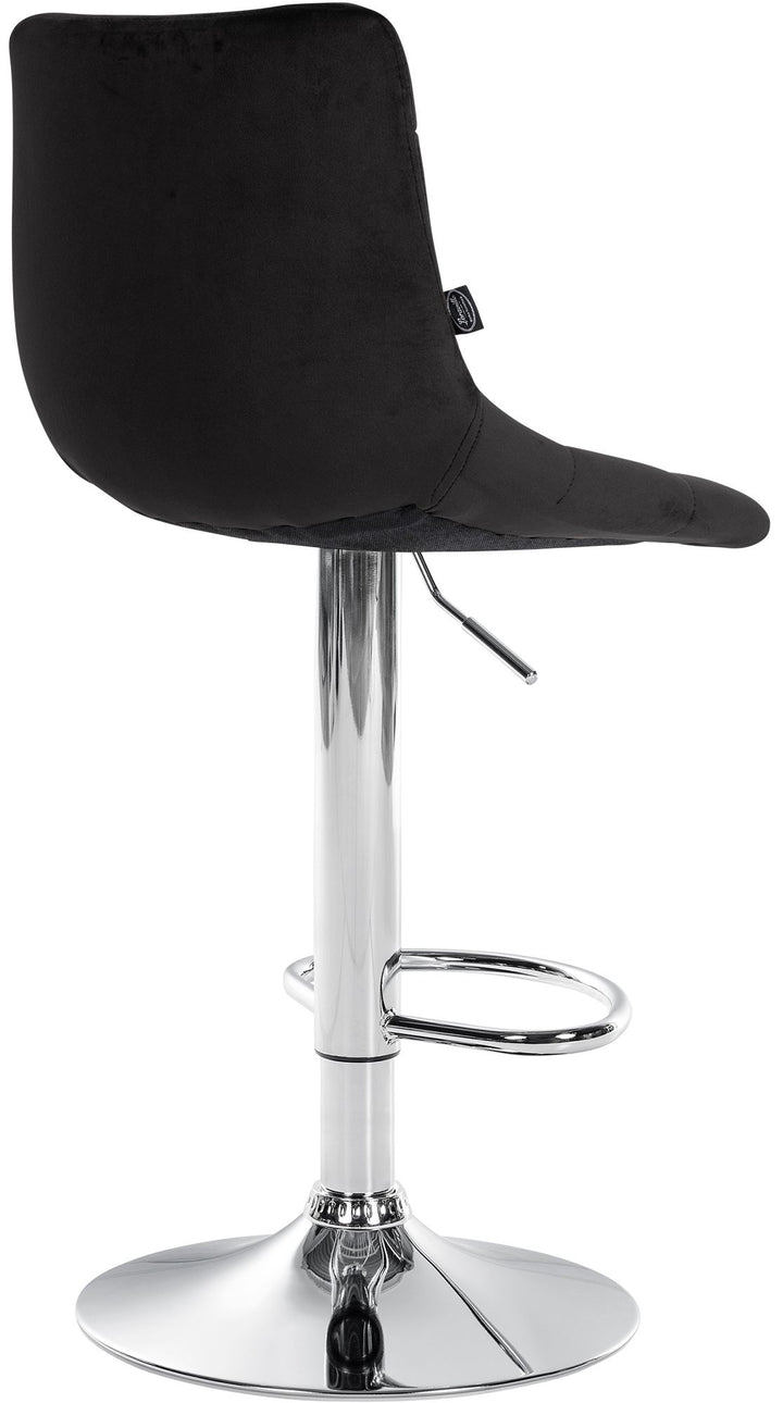 Barhocker 107 Samt Schwarz - Bild 5
