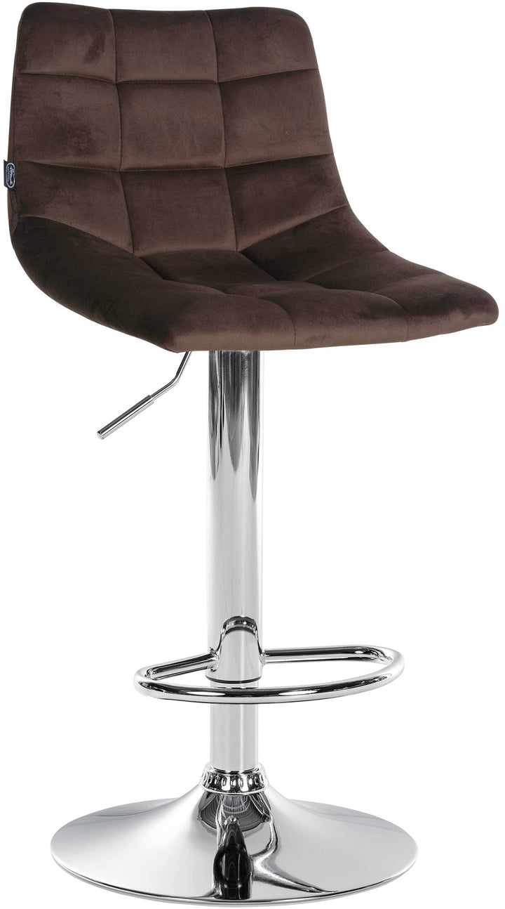 Barhocker 107 Samt Braun