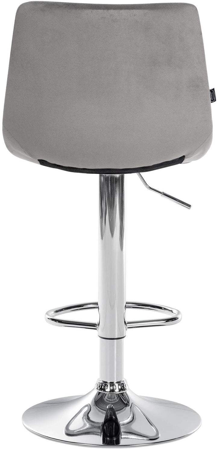 Barhocker 107 Samt Grau - Bild 6