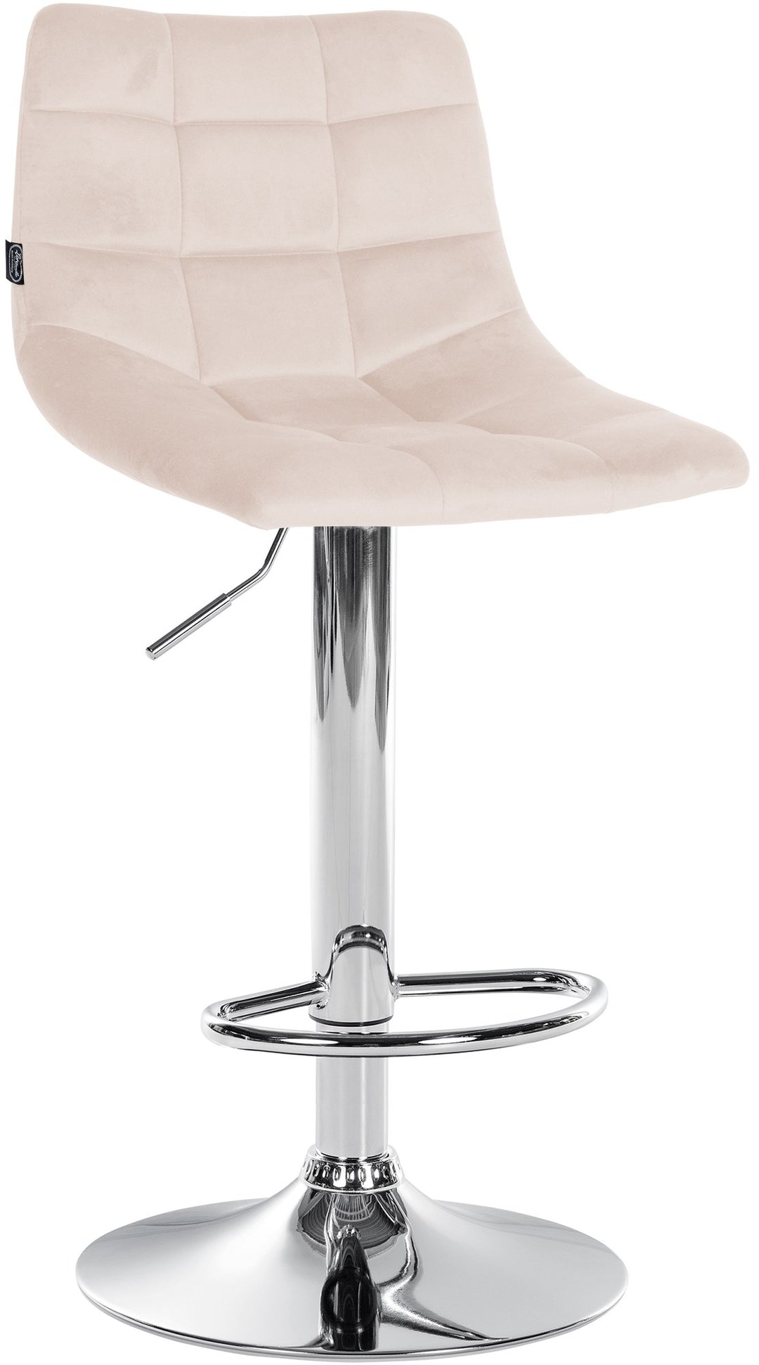Barhocker 107 Samt Beige