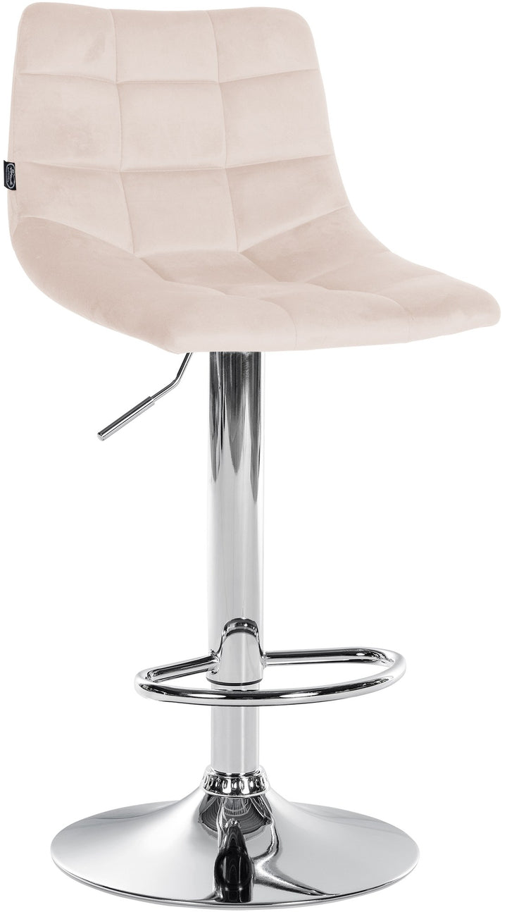 Barhocker 107 Samt Beige