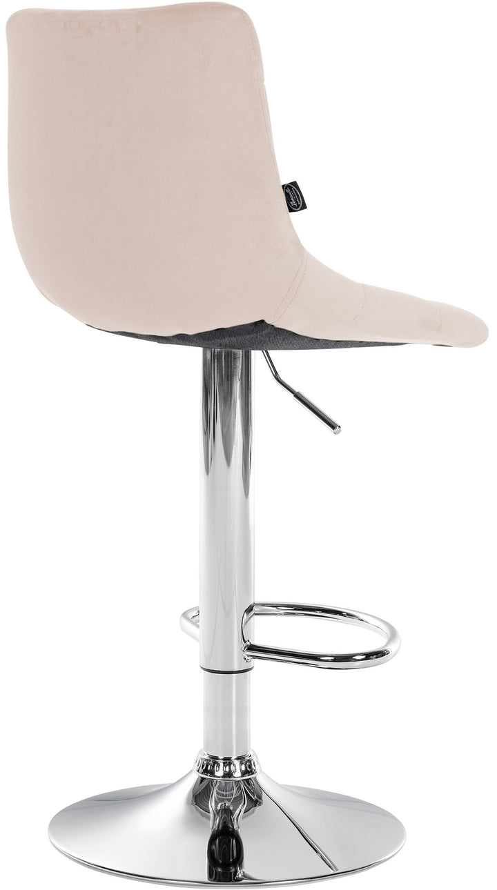 Barhocker 107 Samt Beige - Bild 5