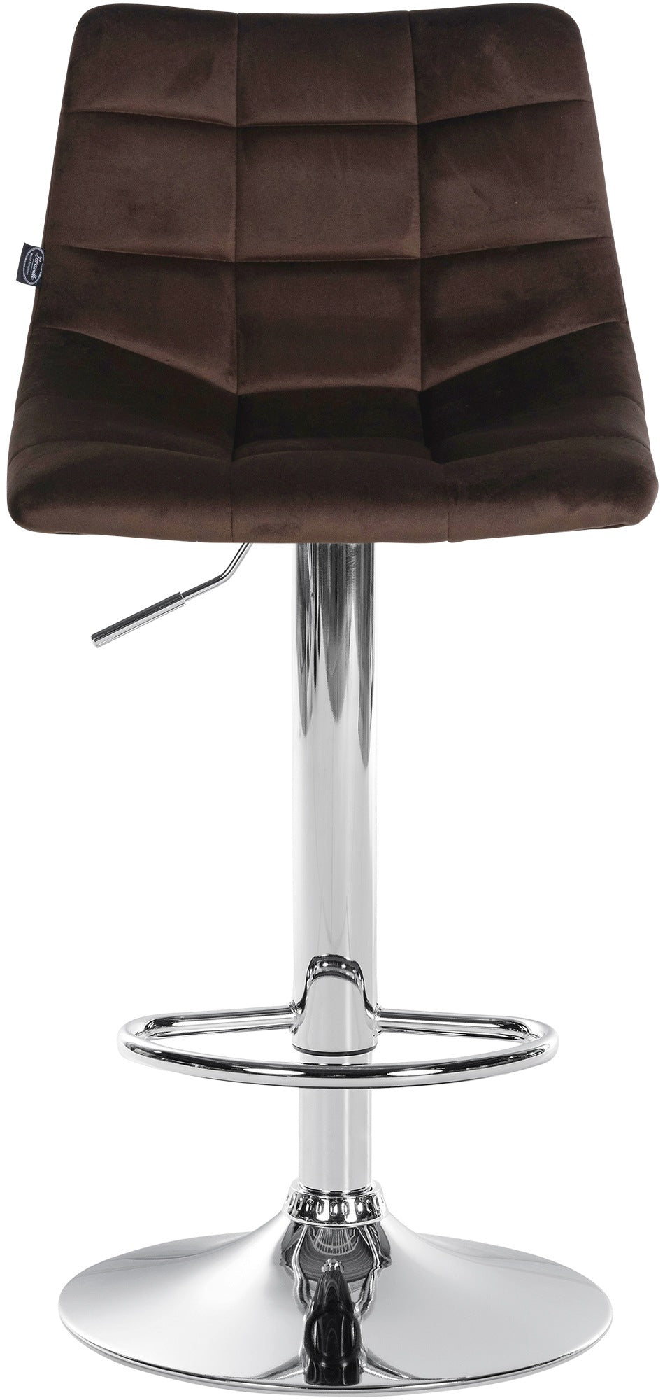 Barhocker 107 Samt Braun - Bild 3