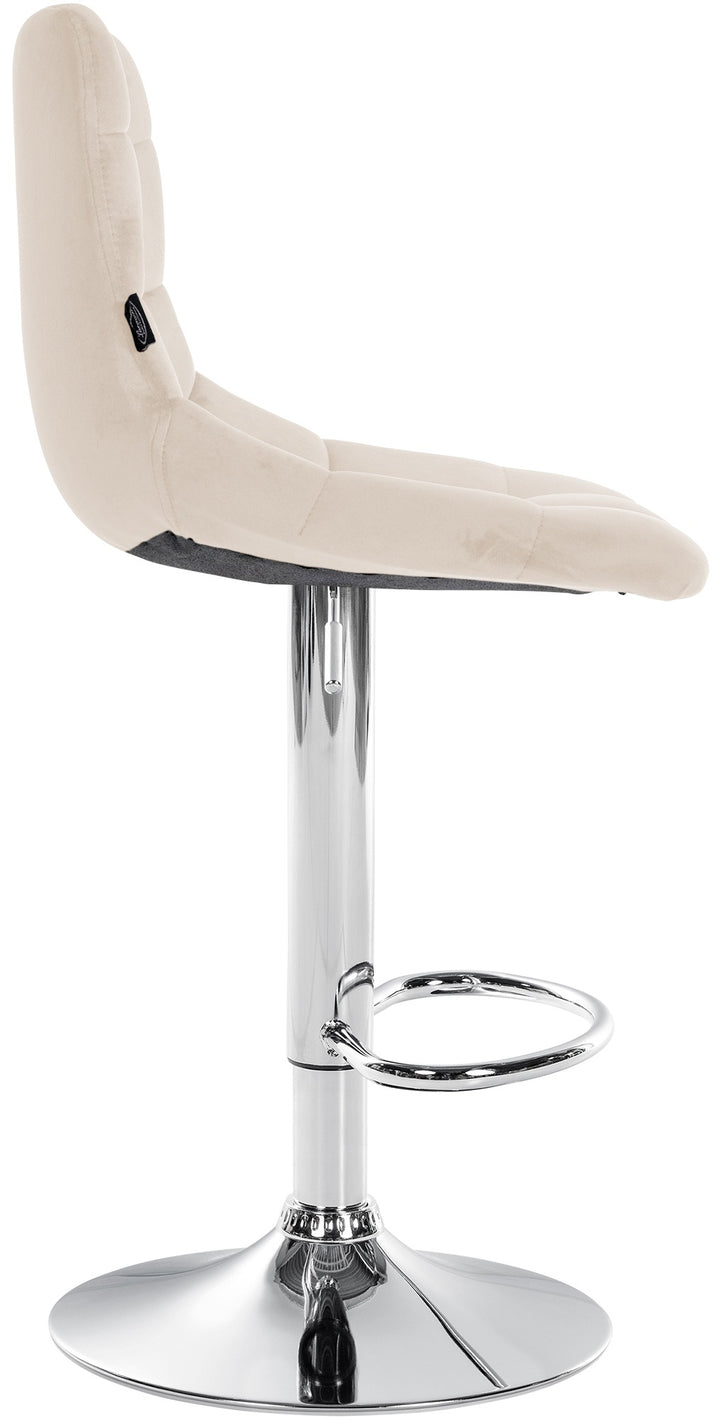 Barhocker 107 Samt Creme - Bild 4