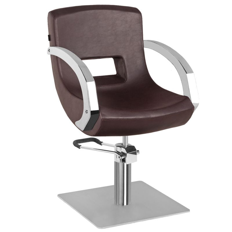 Friseurstuhl Gabbiano Q-3111 Braun 1