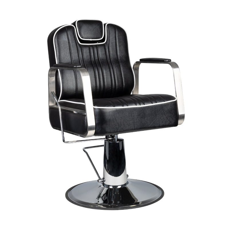 Barberstuhl Gabbiano Matteo Schwarz 1