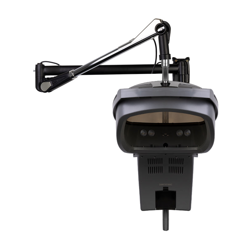 Haardampfer mit Wandarm Gabbiano 408D mit aktiver Ozonisierung Silber
