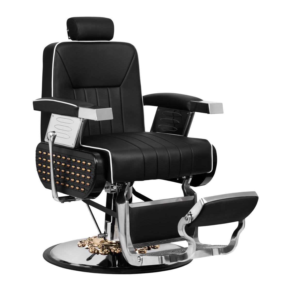 Barberstuhl Gabbiano Livio Schwarz