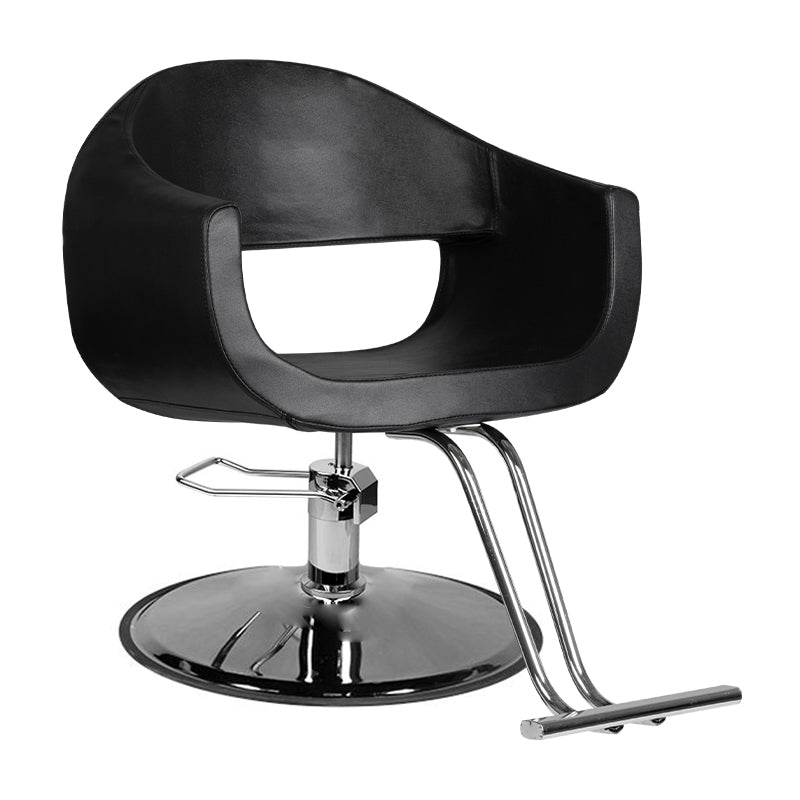 Friseurstuhl Gabbiano Como Schwarz 1