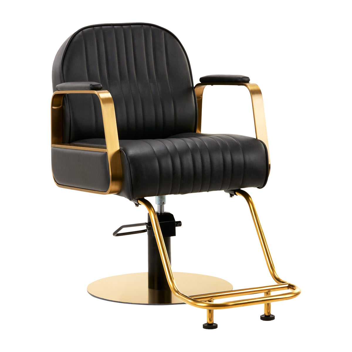 Friseurstuhl Hair System Acri Gold Schwarz 1