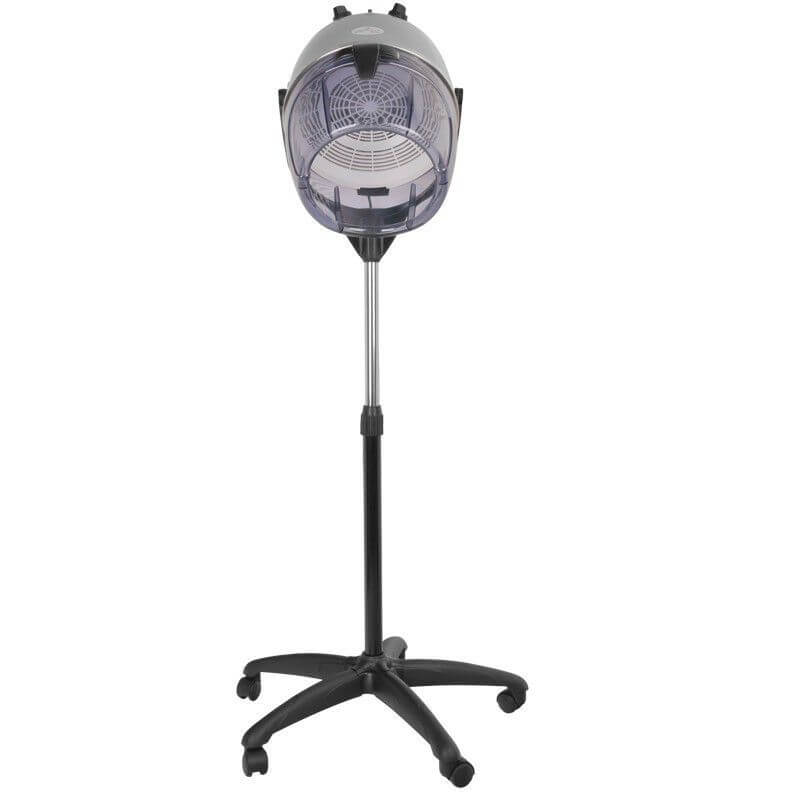 Gabbiano Droogkap met Statief LI-202S Dual Speed Zilver 1