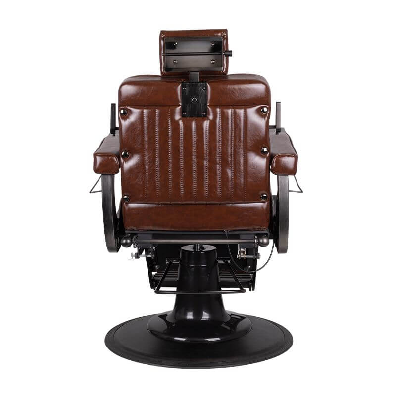 Kappersstoel Barber Gabbiano Continental Bruin/Zwart 4