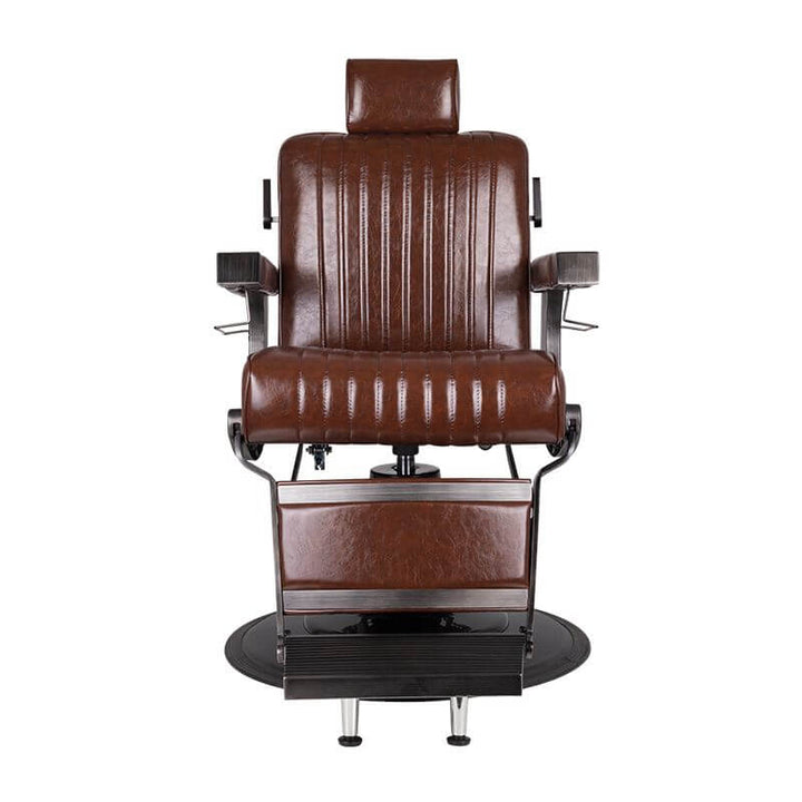 Kappersstoel Barber Gabbiano Continental Bruin/Zwart 5