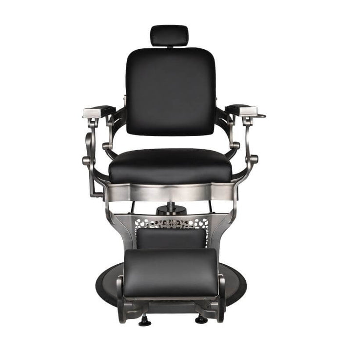 Barberstuhl Gabbiano Corrado Satin-Schwarz