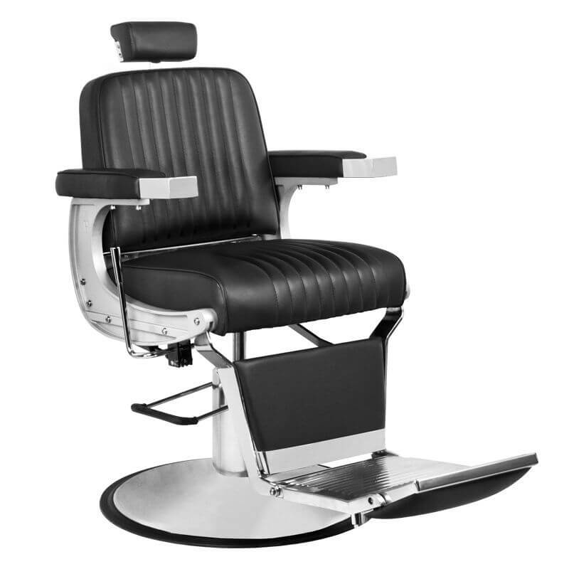 Kappersstoel Barber Gabbiano Continental Zwart 1