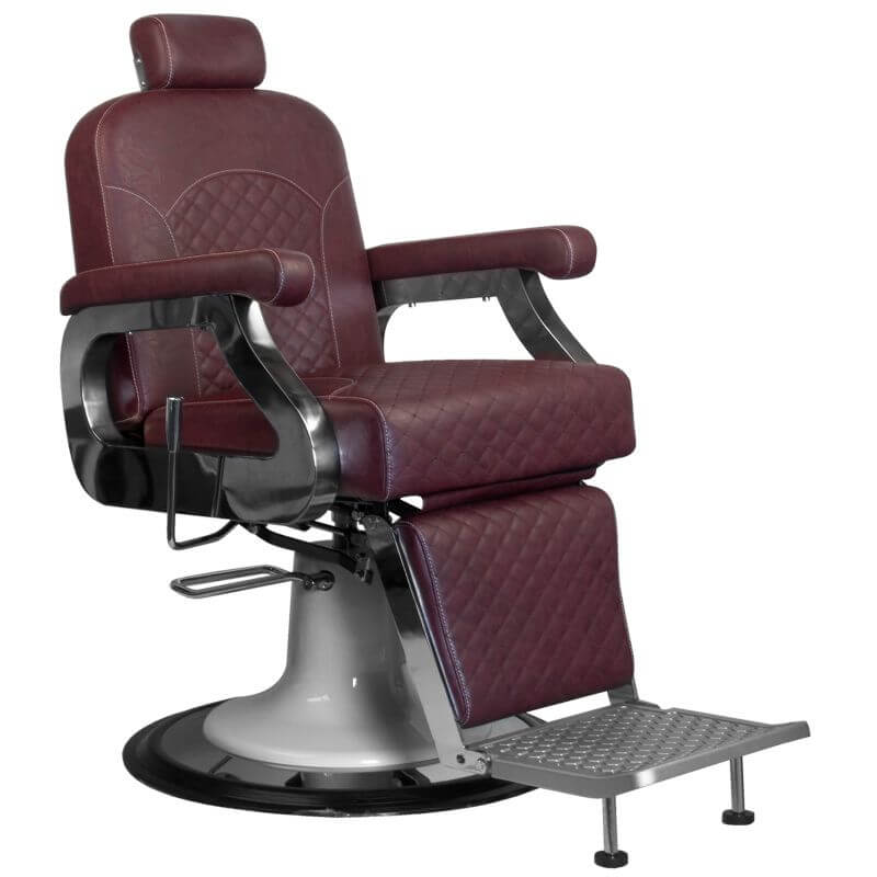 Kappersstoel Barber Gabbiano Marco Bordeauxrood 1