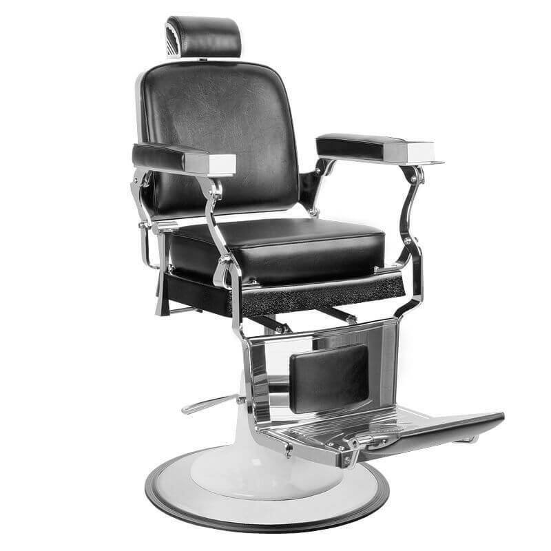 Kappersstoel Barber Gabbiano Prince Zwart 1