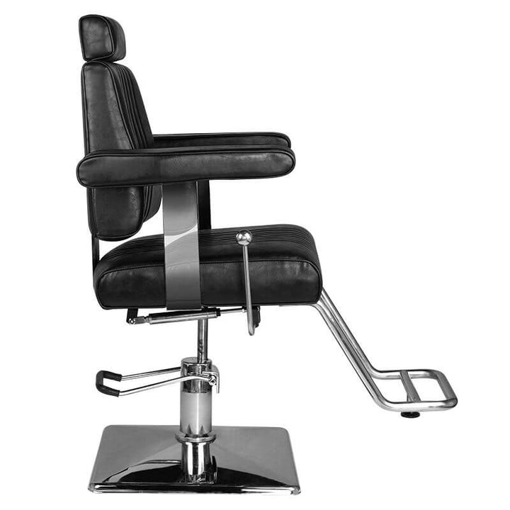 Kappersstoel Barber Hair System SM185 Zwart 3