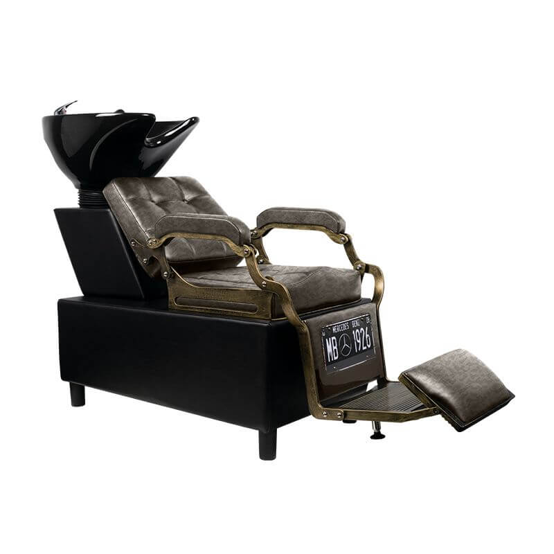Wasunit Barber Gabbiano Boss Old Leather Donkerbruin 1
