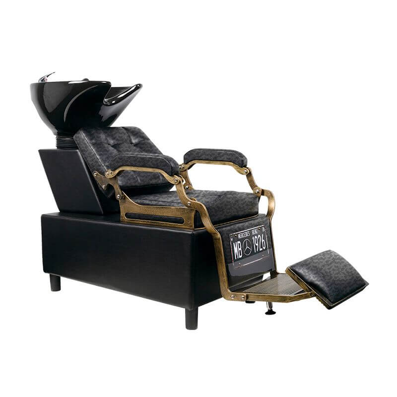 Wasunit Barber Gabbiano Boss Old Leather Zwart 1